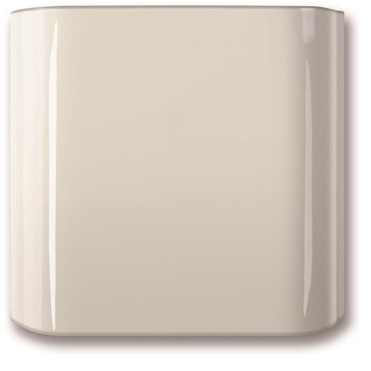 HARK Kaminofen-Kachel in Creme-Weiß