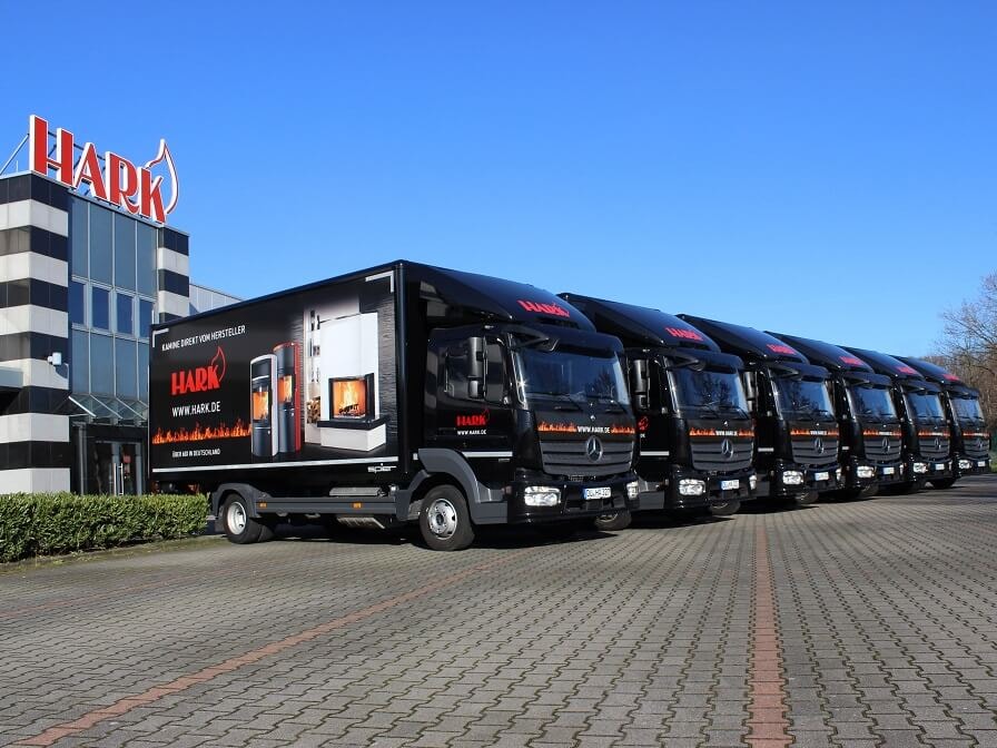 LKW-Flotte von HARK